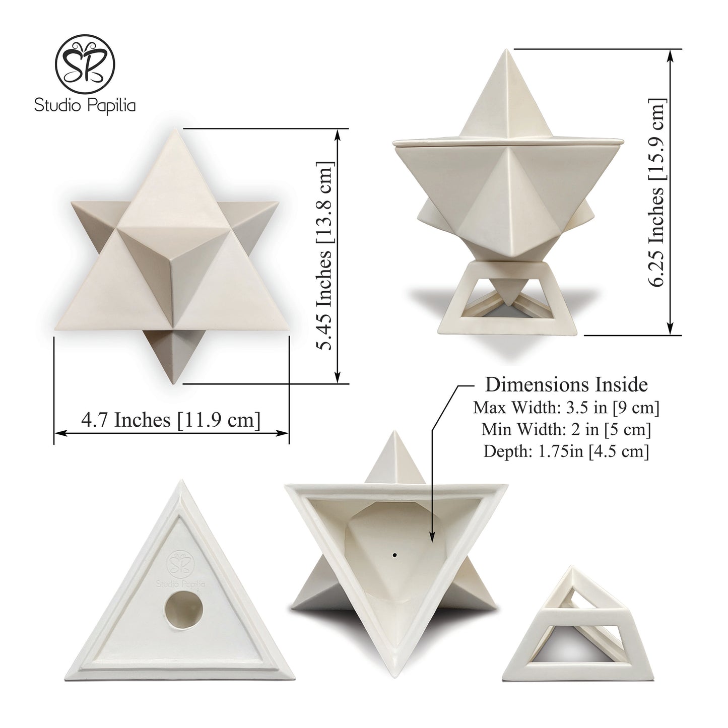 Ceramic Star Tetrahedron Merkaba