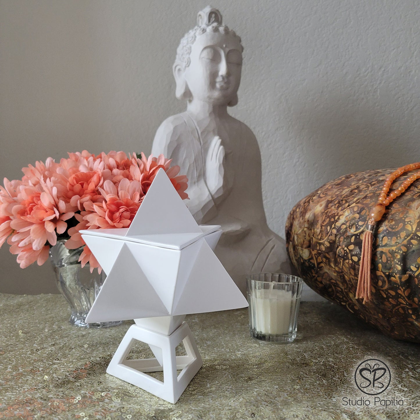 Ceramic Star Tetrahedron Merkaba