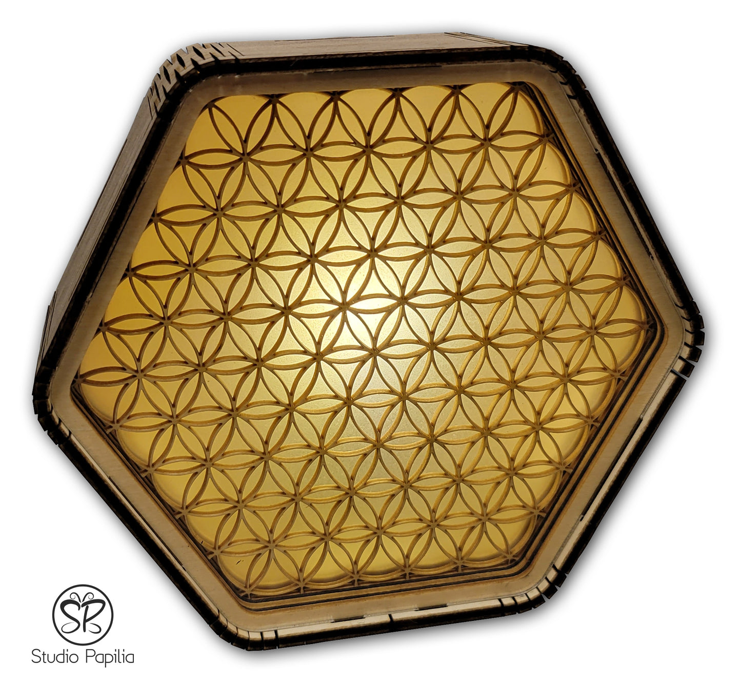 Flower of Life Sacred Geometry Lamp, LED