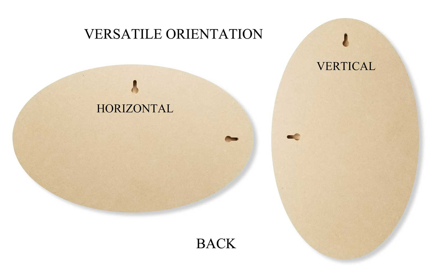 Unfinished Wood Shapes, MDF: Hexagon, Octagon, Oval, Square, Triangle