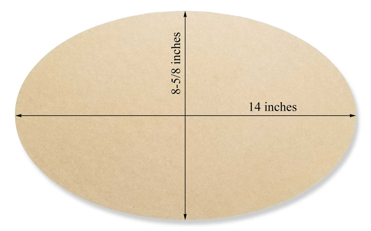 Unfinished Wood Shapes, MDF: Hexagon, Octagon, Oval, Square, Triangle