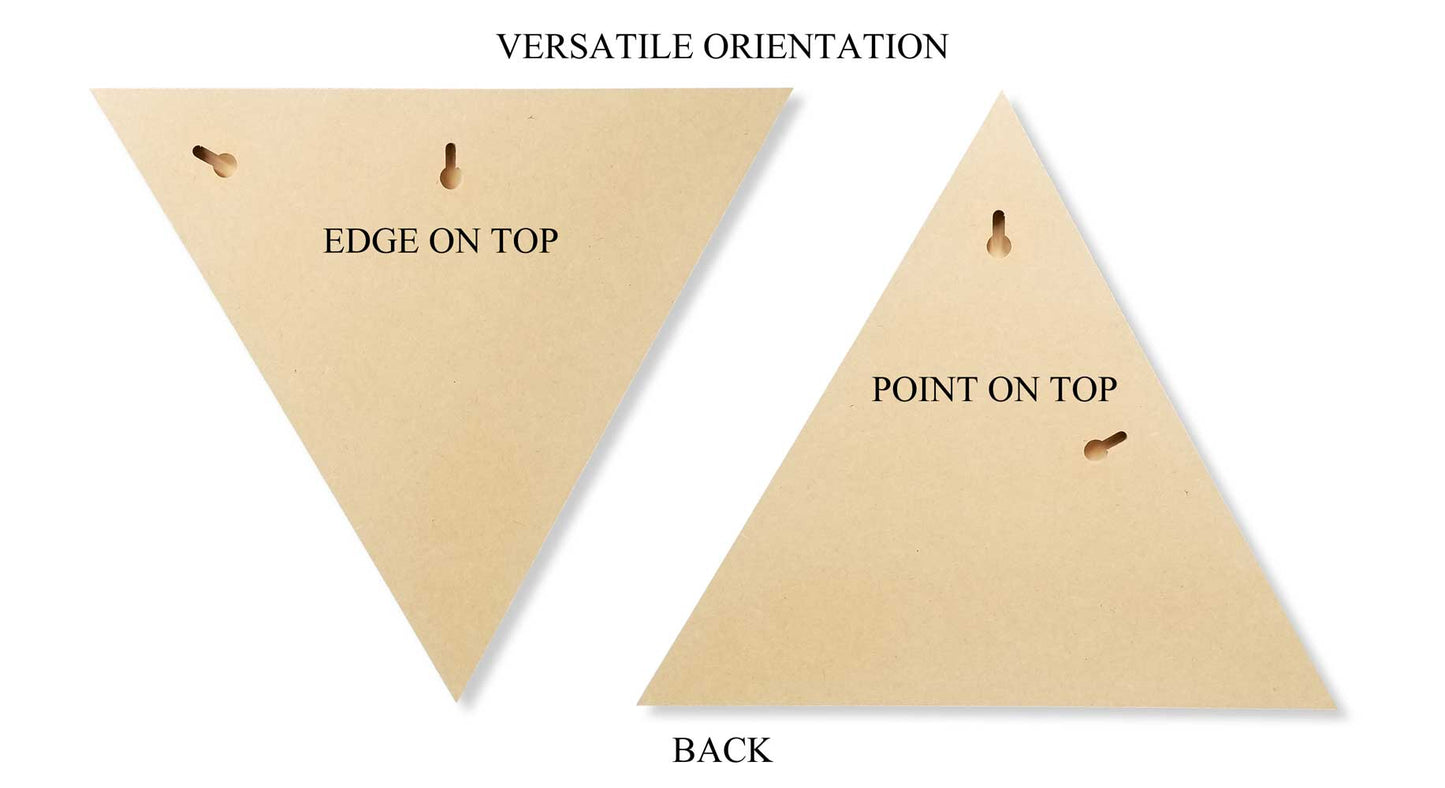 Unfinished Wood Shapes, MDF: Hexagon, Octagon, Oval, Square, Triangle